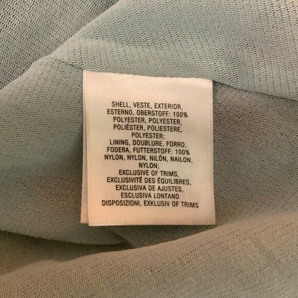 Anthropologie Deletta Multi Color Floral High Ruffle Neck Sleeveless Top Medium - Picture 11 of 11